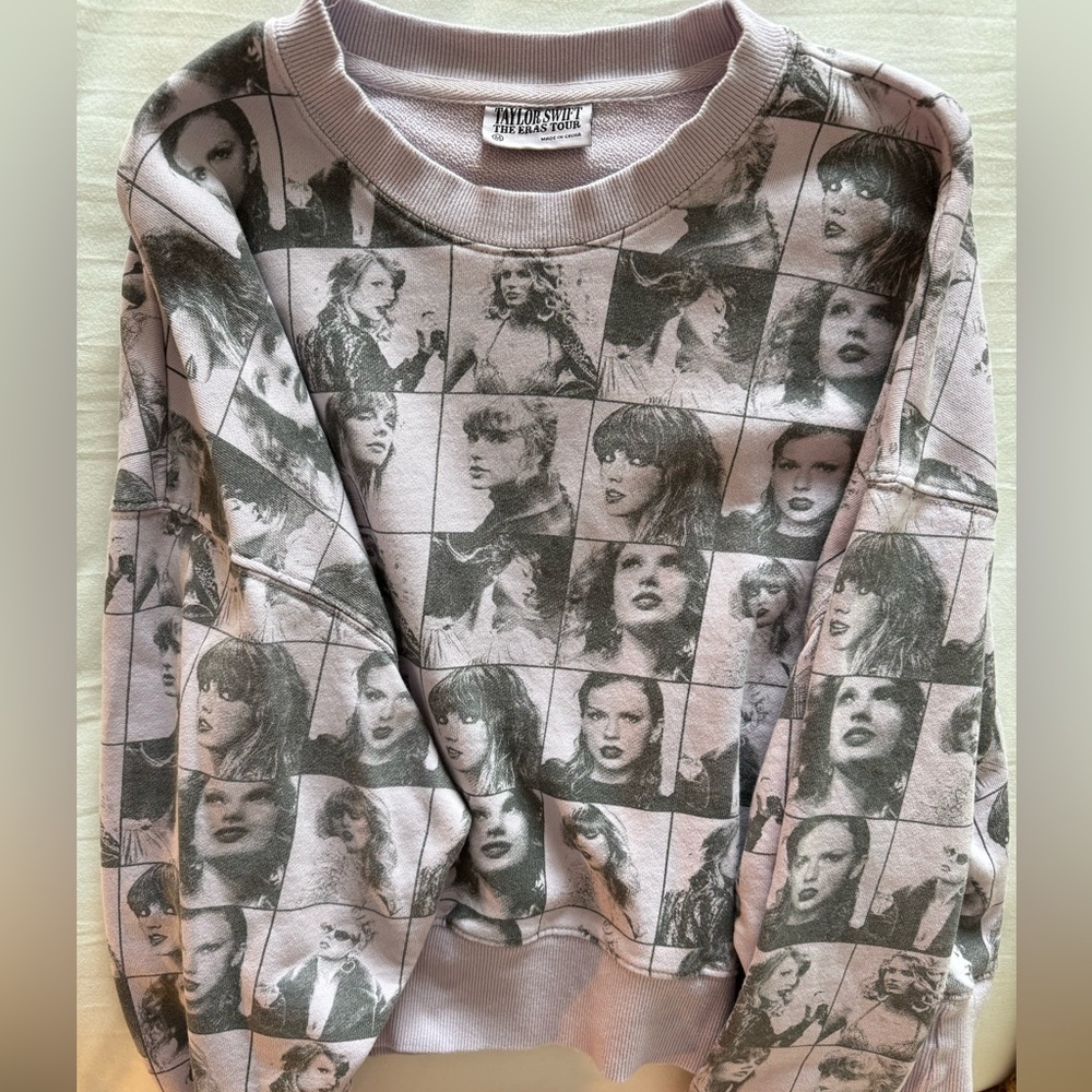 Taylor Swift Eras Tour Cropped Sweatshirt